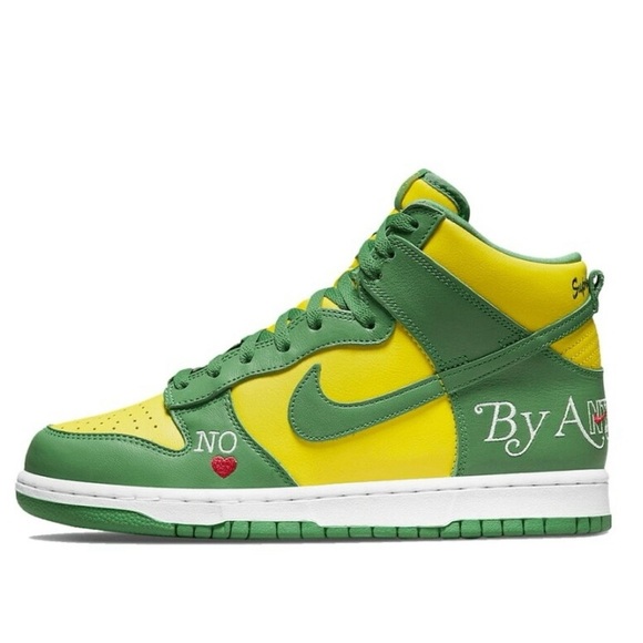 Supreme x Nike SB Dunk High By Any Means Brazil DN3741-700 - Picture 1 of 16